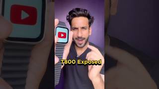 🚨🤣T800 Ultra Smartwatch EXPOSED🔥True Story Of T800 Ultra Smart Watch 😂 shorts funny [upl. by Yeltsew]