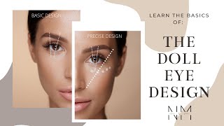 Doll Eye Design for Lash Extensions Basic and Precise Design [upl. by Kruse]