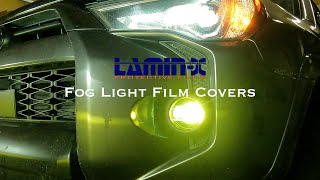 LaminX fog light film cover install on Toyota 4Runner  Discount in description [upl. by Nuy]