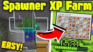 Easiest SkeletonZombie Spawner XP Farm in Minecraft 121  Java amp Bedrock Edition [upl. by Edrock]