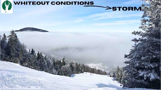 Skiing into a WHITEOUT at DEER VALLEY RESORT [upl. by Kirtley830]