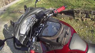 Honda NT700v new grips test ride [upl. by Enitsrik468]