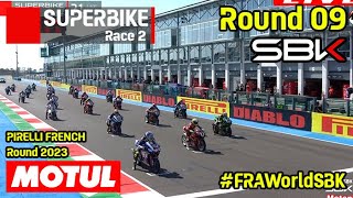 FULL RACE 2 WSBK MAGNY COURS 2023 [upl. by Bricker]