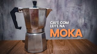 Café com Leite na Cafeteira Italiana  MOKA [upl. by Ja]