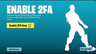 How to Enable 2fa in Fortnite [upl. by Otiragram]