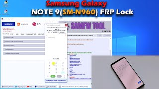 Samsung Galaxy NOTE 9 SMN960 FRP Lock 32023 [upl. by Lotsirb520]