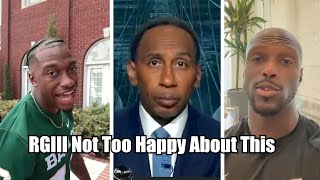 Robert Griffin III FURIOUS W Stephen A Smith amp ESPN For Lying amp Firing Him To Hire Jason McCourty [upl. by Salb]