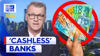 Concerns growing for seniors as banks go cashless  9 News Australia [upl. by Ryan]