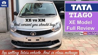 Tata Tiago 2018 XEXM Model InteriorExterior Walkaround  Tiago XEXM Features Review [upl. by Nealah]