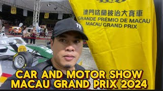 MOTORCYCLE AND CAR SHOW FOR MACAU GRAND PRIX 2024 [upl. by Benilda64]