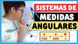 Sistemas de Medidas Angulares  ⭐BIEN EXPLICADO⭐  3 Ejercicios Resueltos [upl. by Crisey]