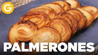 Recetas Esenciales Palmerones de Hojaldre  El Gourmet [upl. by Renard]