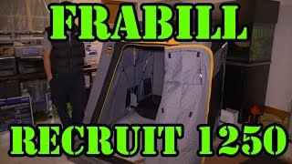 Frabill Recruit 1250 FlipOver Ice Fishing Shelter [upl. by Nodnil]