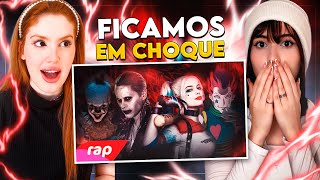 REACT Rap do Coringa Arlequina Hisoka e Pennywise  CIRCO DOS HORRORES 2  7 Minutoz  CR Reacts [upl. by Aitsirk]