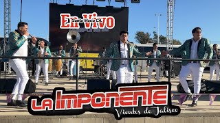 La Imponente Vientos de Jalisco en el jaripeo de Santa María en vivo 2024 [upl. by Nibas355]