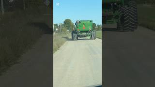 Autobots roll out Harvest crew moving to the next field johndeere transformers harvest [upl. by Mllly]