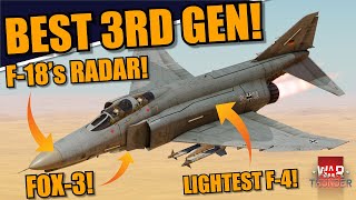 War Thunder DEV  THE BEST 3RD GEN JET in the game F4F ICE KWS LV Gameplay [upl. by Rodolphe]