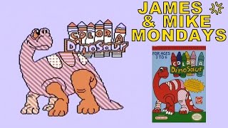 Color a Dinosaur NES Video Game James amp Mike Mondays [upl. by Browne]