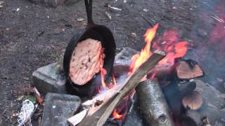 Easy improvised bannock [upl. by Entirb]