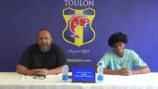 CONFÉRENCE DE PRESSE 2425  SC Toulon vs Marignane Gignac [upl. by Corwin3]