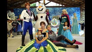 Frozen  Personagens vivos  Castelo das Ilusões  11947398006 [upl. by Llerref]