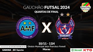 AMF x GUARANY  GAUCHÃO DE FUTSAL  10112024 [upl. by Lasley]