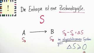 Reaktionsentropie  Chemie  Physikalische Chemie [upl. by Biddick]