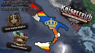 Establishing an Italian Empire in Kaiserreich  Hearts of Iron IV [upl. by Sidnala747]