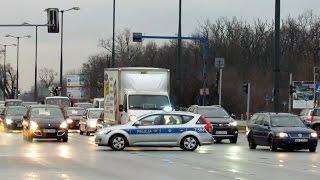 Policja Radiowóz Kia Ceed Z586 alarmowo 3032015 [upl. by Rumilly]