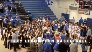 Perry Lecompton HS Varsity Basketball vs Riverside 1524 [upl. by Aeriel]