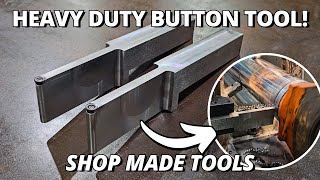 Making amp Testing HEAVY DUTY Button Tool Holder  Shop Made Tools [upl. by Belayneh]