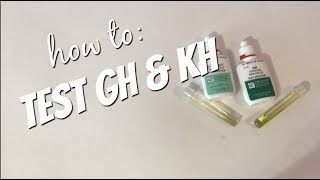 How to Test GH and KH [upl. by Asseret840]