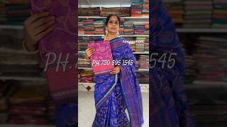 Tussar thread work saree  Apavaranam tussar￼￼shortsvideo giftsarees festivecollection [upl. by Eletnahc]