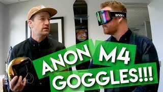 2019 Anon M4 Snowboard Goggles Review [upl. by Yrellih]