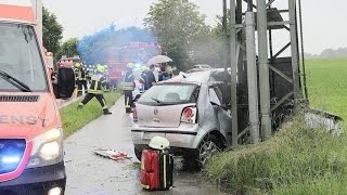 Schwerer Unfall in Stephanskirchen [upl. by Kimball]