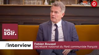 Fait du Soir  Fabien Roussel  quotVincent Bouget est un rassembleurquot [upl. by Terle]