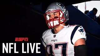 Rob Gronkowski suspended 1 game for his late hit against the Bills  NFL Live  ESPN [upl. by Keefer]