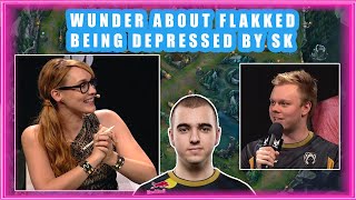 WUNDER About FLAKKED Being DEPRESSED by SK 👀 [upl. by Alsworth160]