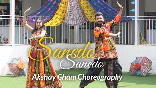 Sanedo Sanedo Dance Choreography  Garba  FtAnavi Khanna [upl. by Kreit443]