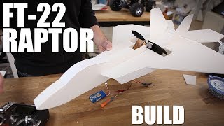 Flite Test  FT22 Raptor  BUILD [upl. by Montague301]