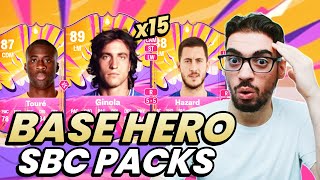 OPENING 15x BASE HERO SBC PACKS FC 25 Ultimate Team [upl. by Khan]