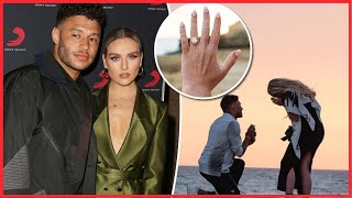 Perrie Edwards and Alex OxladeChamberlain are engaged [upl. by Ainivad]