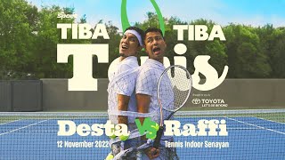 TIBA TIBA TENIS 2022 PERSEMBAHAN VINDES SPORT DESTA VS RAFFI [upl. by Goff]