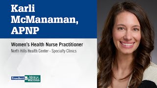 Karli McManaman nurse practitioner womens health obgyn [upl. by Sheedy]