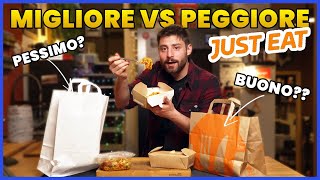 MIGLIORE vs PEGGIORE RISTORANTE su JUST EAT  PRATTQUELLO [upl. by Lewendal208]