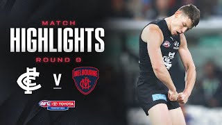 Carlton v Melbourne Highlights  Round 9 2024  AFL [upl. by Lekim931]