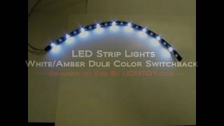 WhiteAmber Dual Color Switchback LED Strip Lights [upl. by Dong284]