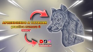 APRENDE A TATUAR practica 4 🫢 tattooart tattoo aprendiendo [upl. by Neerahs]