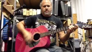 BC Rich Thinline Vs Acoustic part 1 [upl. by Ainomar]