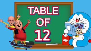 Table of 12  Learn Multiplication table of 12  12 ka table  12 ka Pahada  12 table in English [upl. by Dominga962]